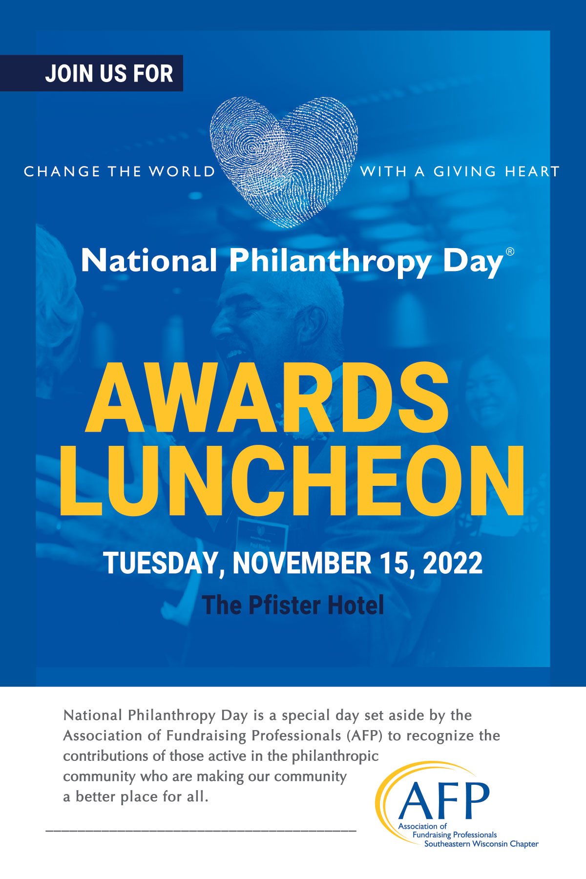 AFP Southeastern Wisconsin National Philanthropy Day 2022